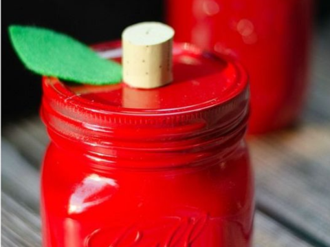 Apple Mason Jar craft