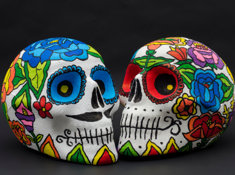 painted sugar skulls