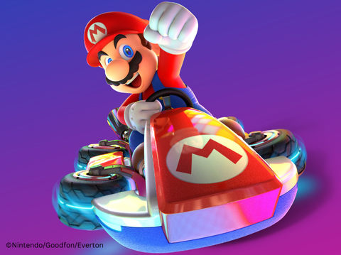 Mario in Mario Kart