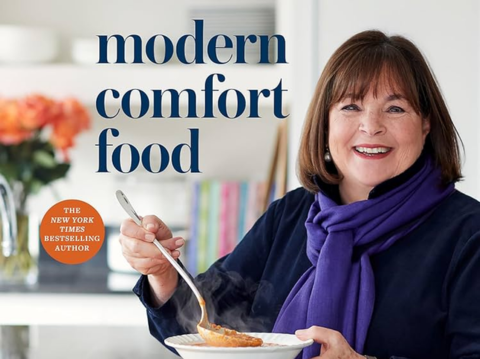 Top half of book "Modern Comfort Food"